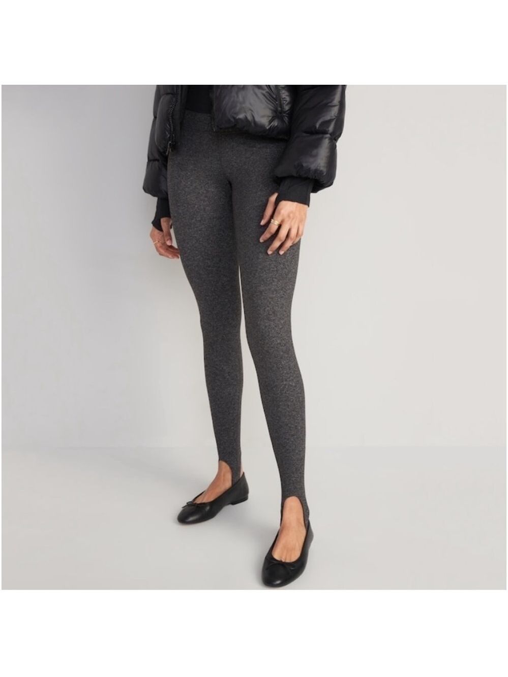 Old Navy Stirrup Leggings Womens Medium Equestrian Cozy Outdoors Gym Warm